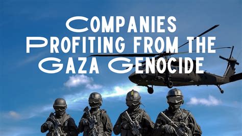 Companies Profiting from the Gaza Genocide .